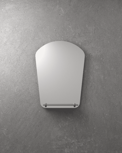 SPO24-PL glass interior mirror 600x800x140mm with shelf