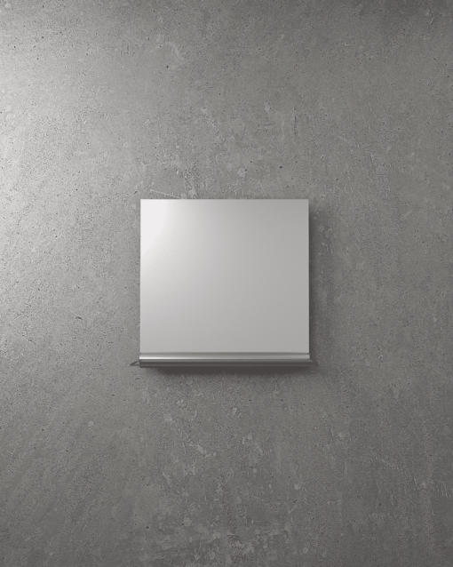 SPO15-PL glass mirror 600x600x120mm with shelf